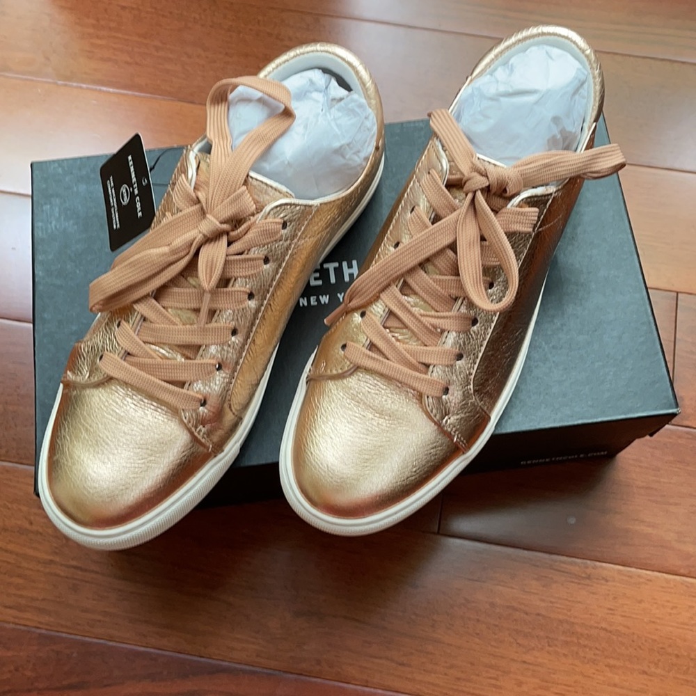Kenneth Cole women’s rose gold sneakers